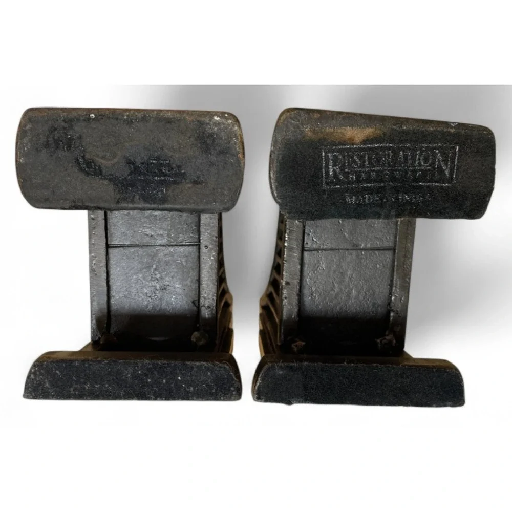 Golden Gate Bridge Cast Iron Bookends Pair Restoration Hardware Book Ends